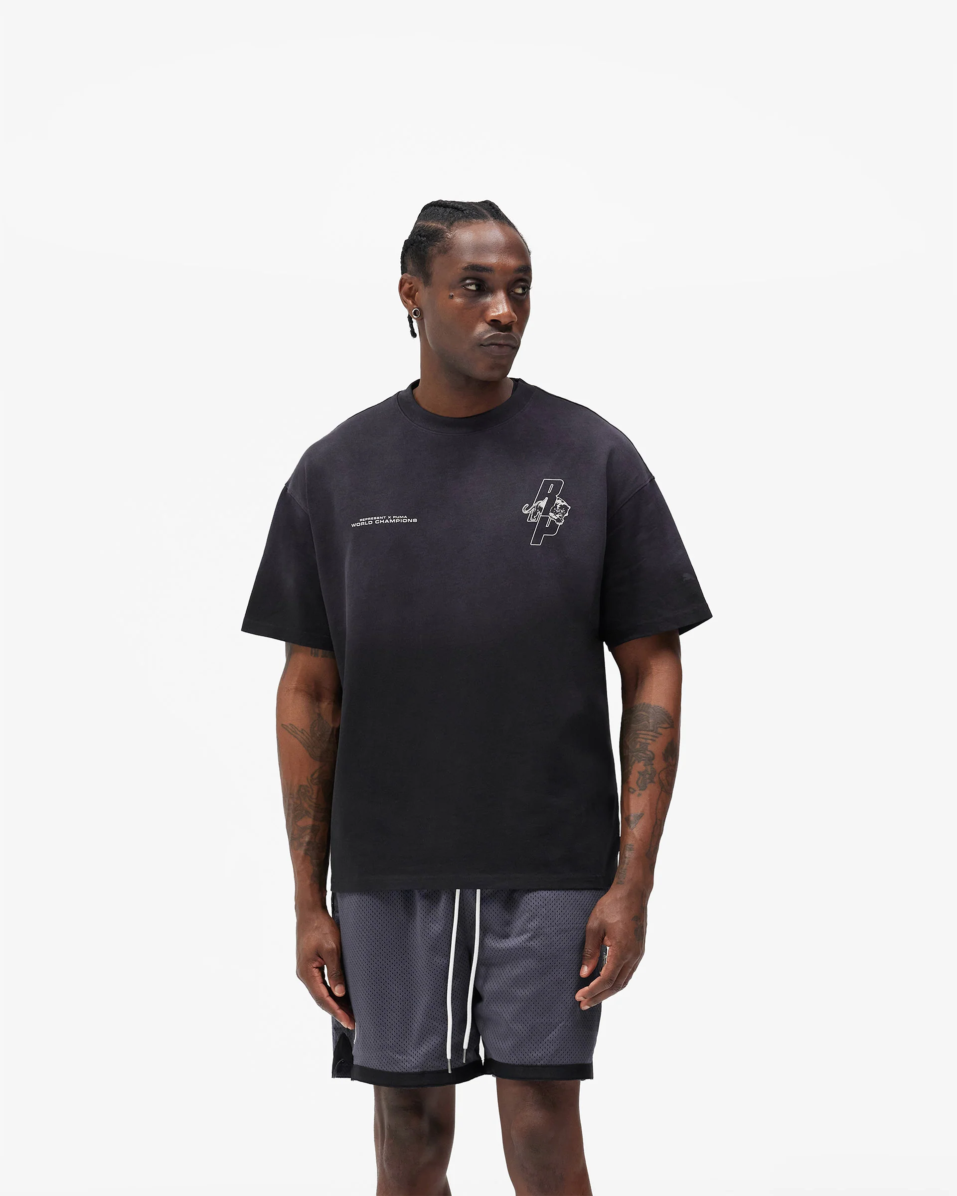 Represent X Puma T-Shirt - Puma Black - Image 3