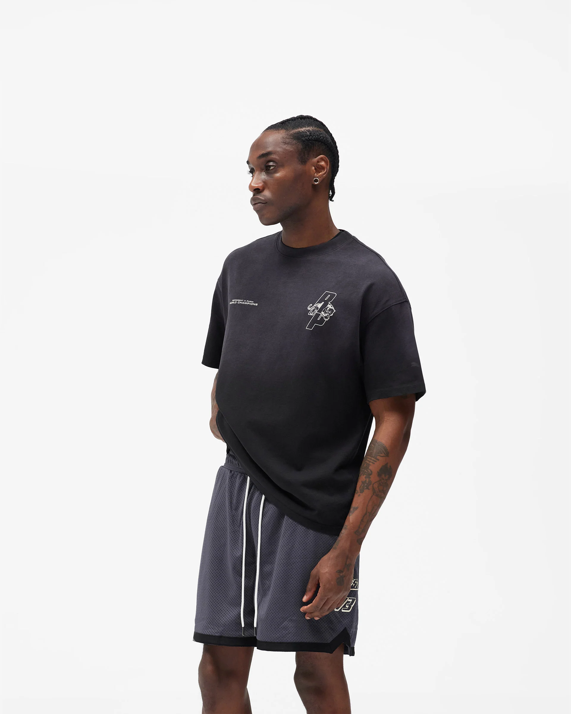 Represent X Puma T-Shirt - Puma Black - Image 5