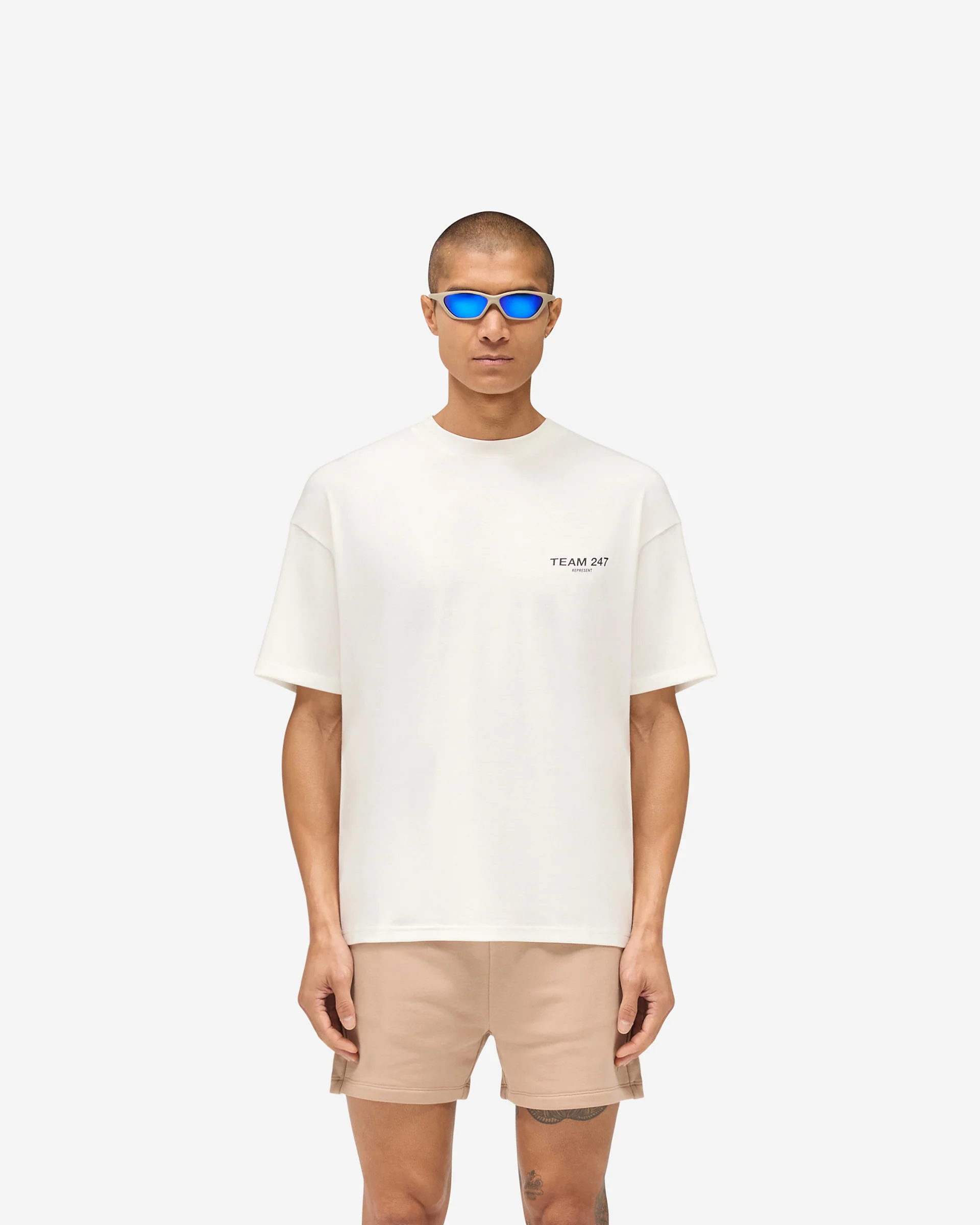 Team 247 Oversized T-Shirt - Flat White - Image 3