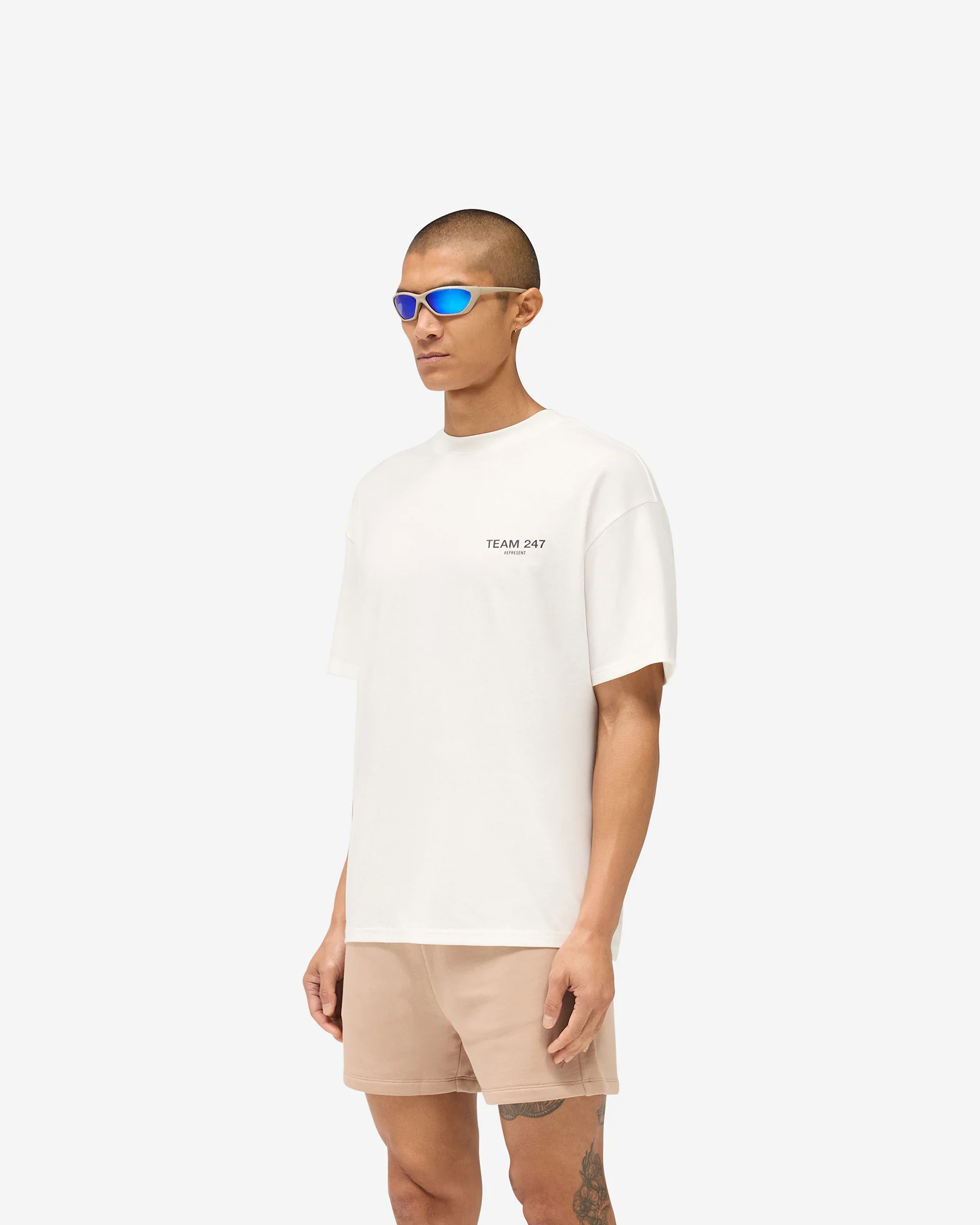 Team 247 Oversized T-Shirt - Flat White - Image 4