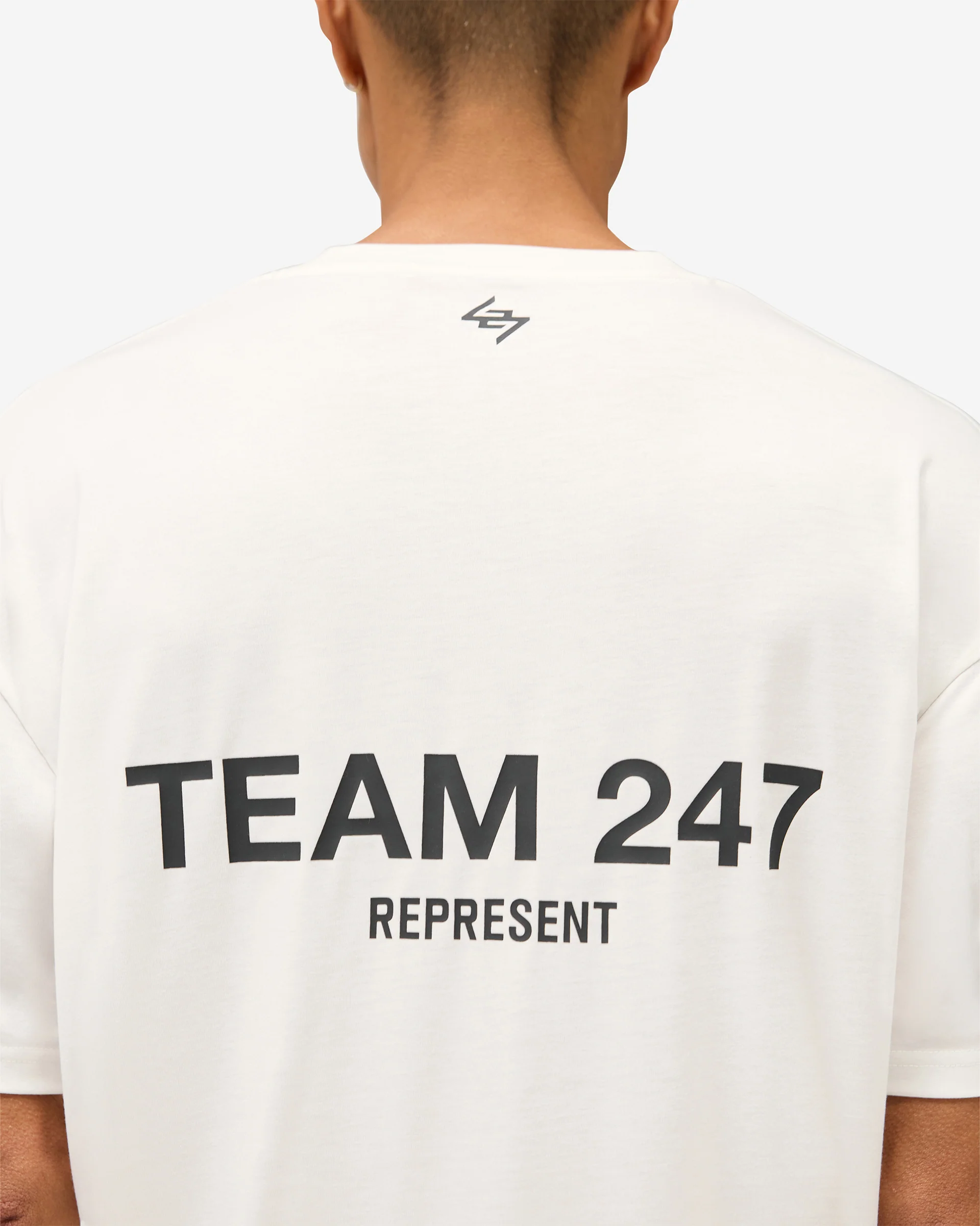 Team 247 Oversized T-Shirt - Flat White - Image 6