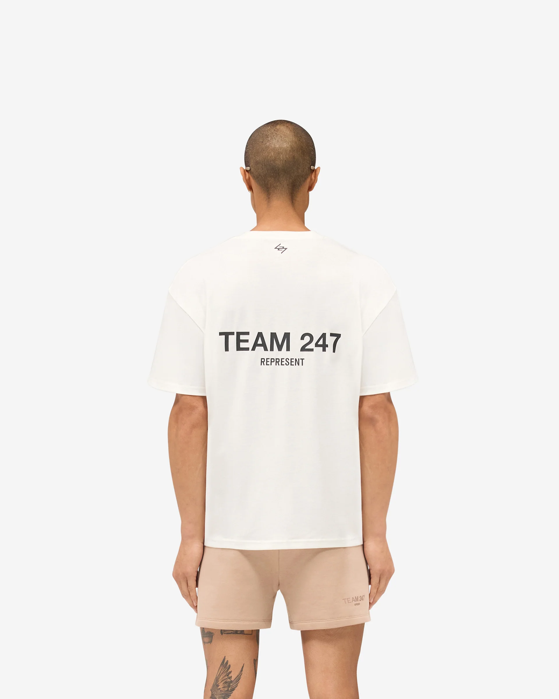 Team 247 Oversized T-Shirt - Flat White - Image 7