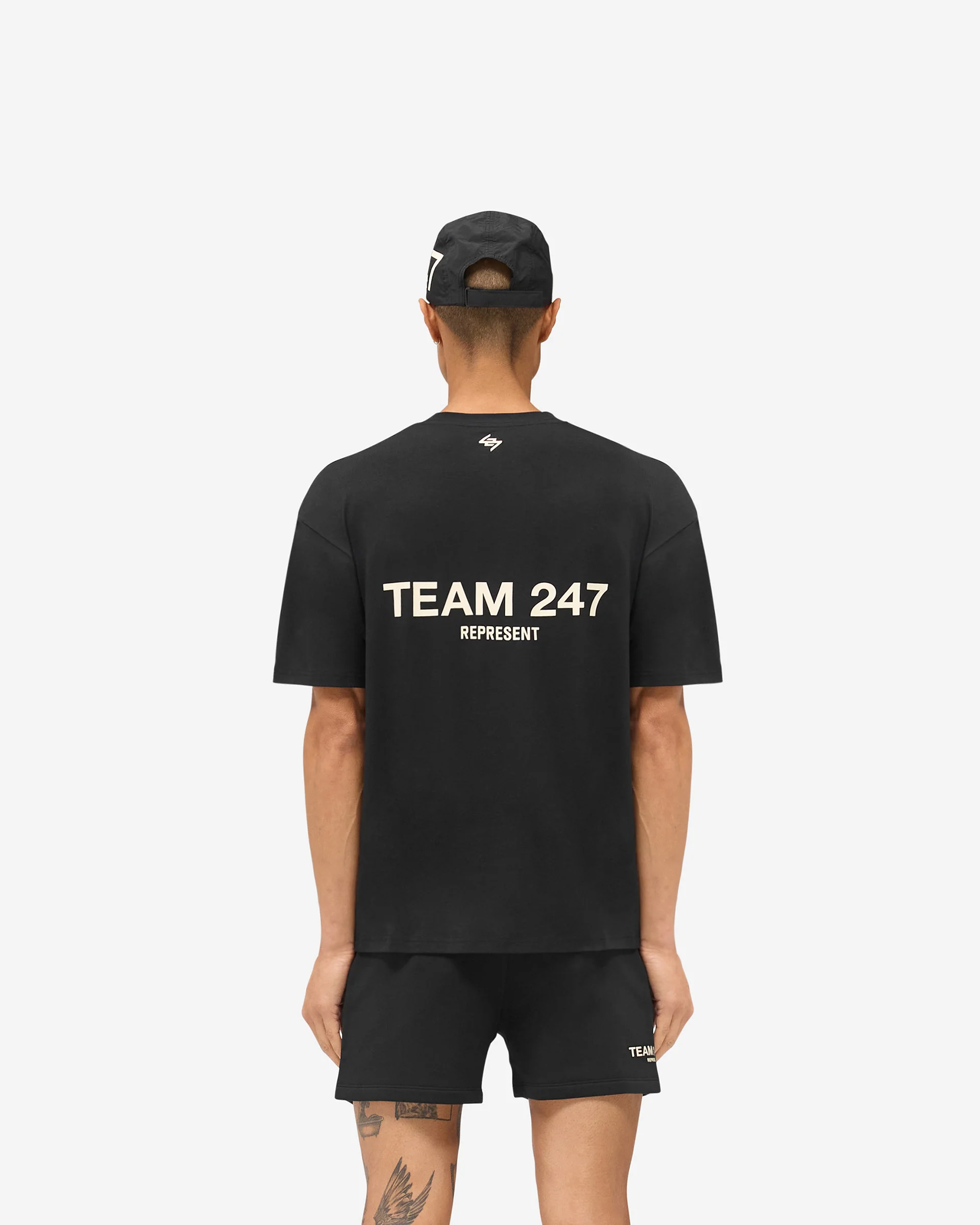 Team 247 Oversized T-Shirt - Jet Black - Image 5