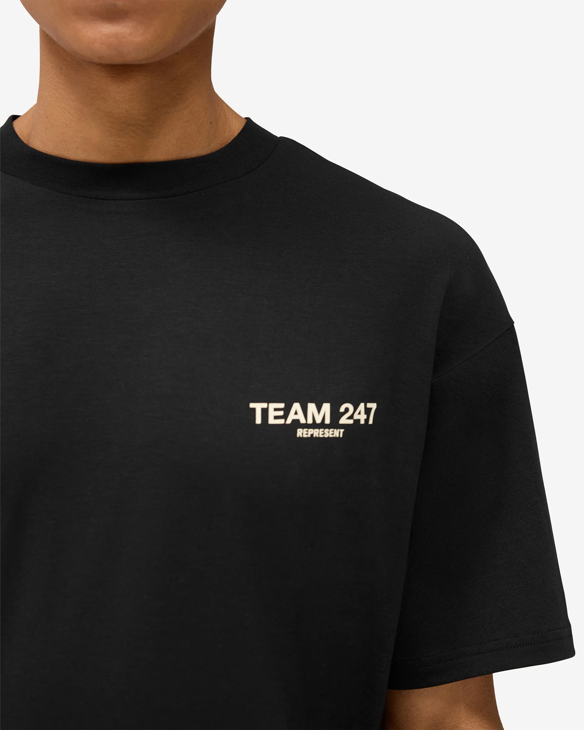 Team 247 Oversized T-Shirt - Jet Black - Image 6