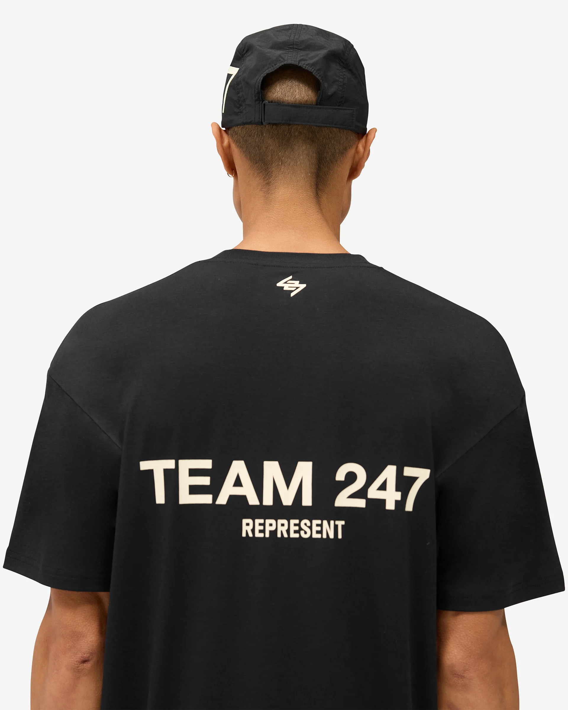 Team 247 Oversized T-Shirt - Jet Black - Image 7