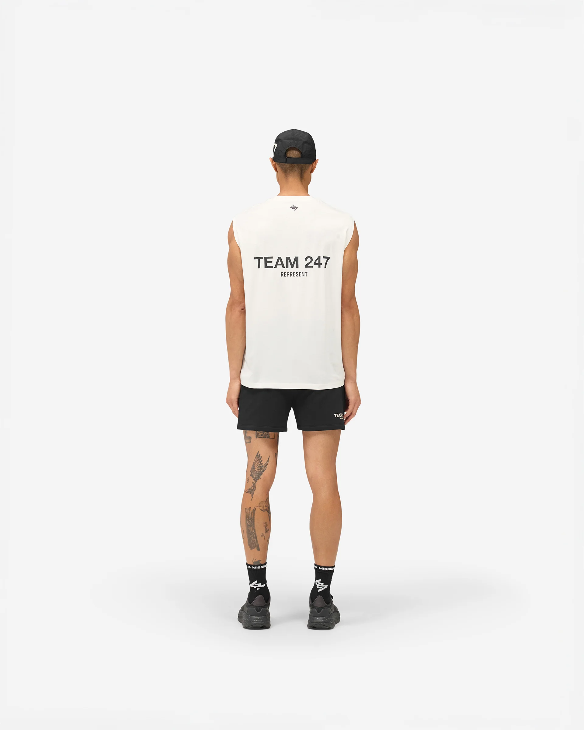 Team 247 Oversized Tank - Flat White - Image 10