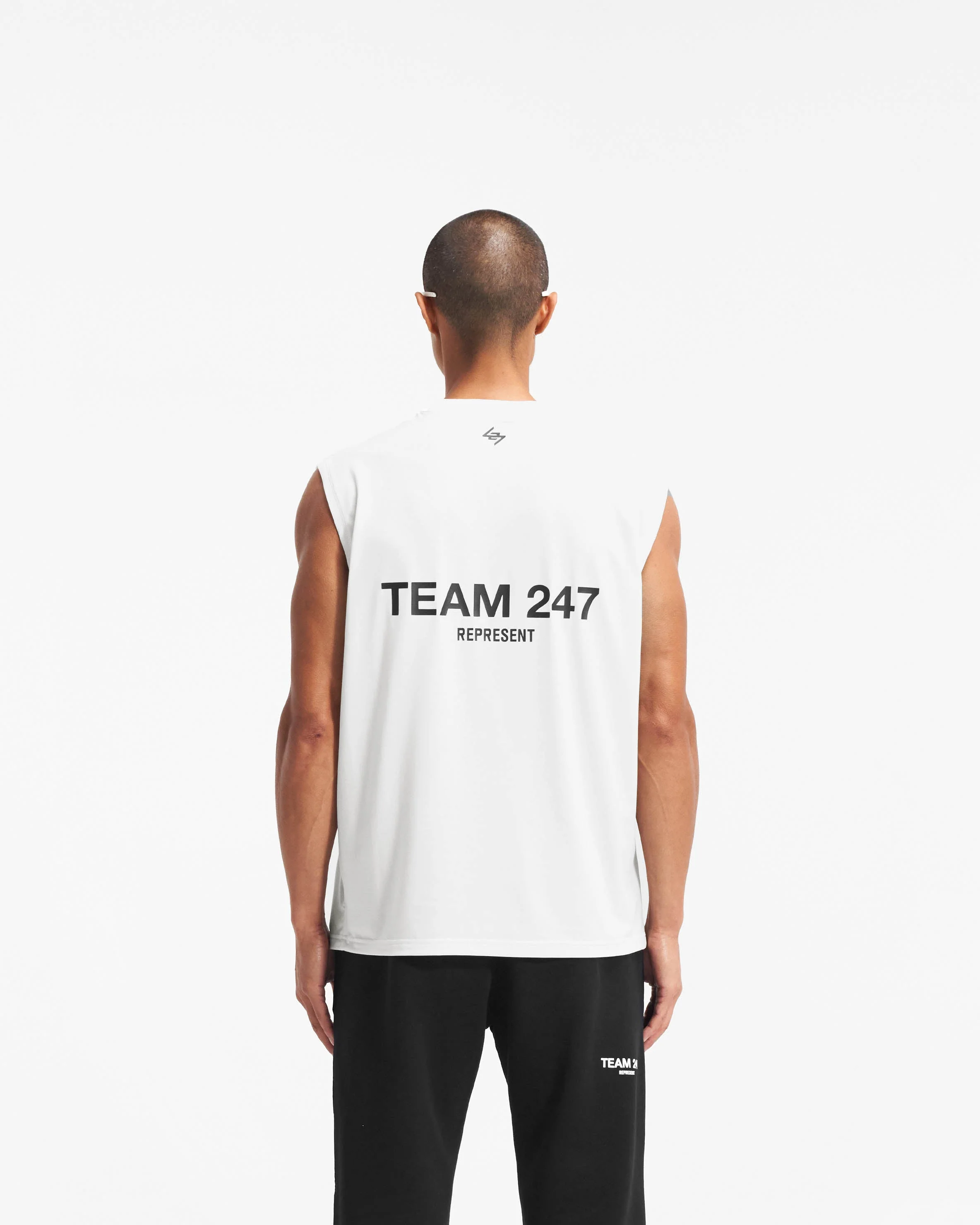 Team 247 Oversized Tank - Flat White - Image 4