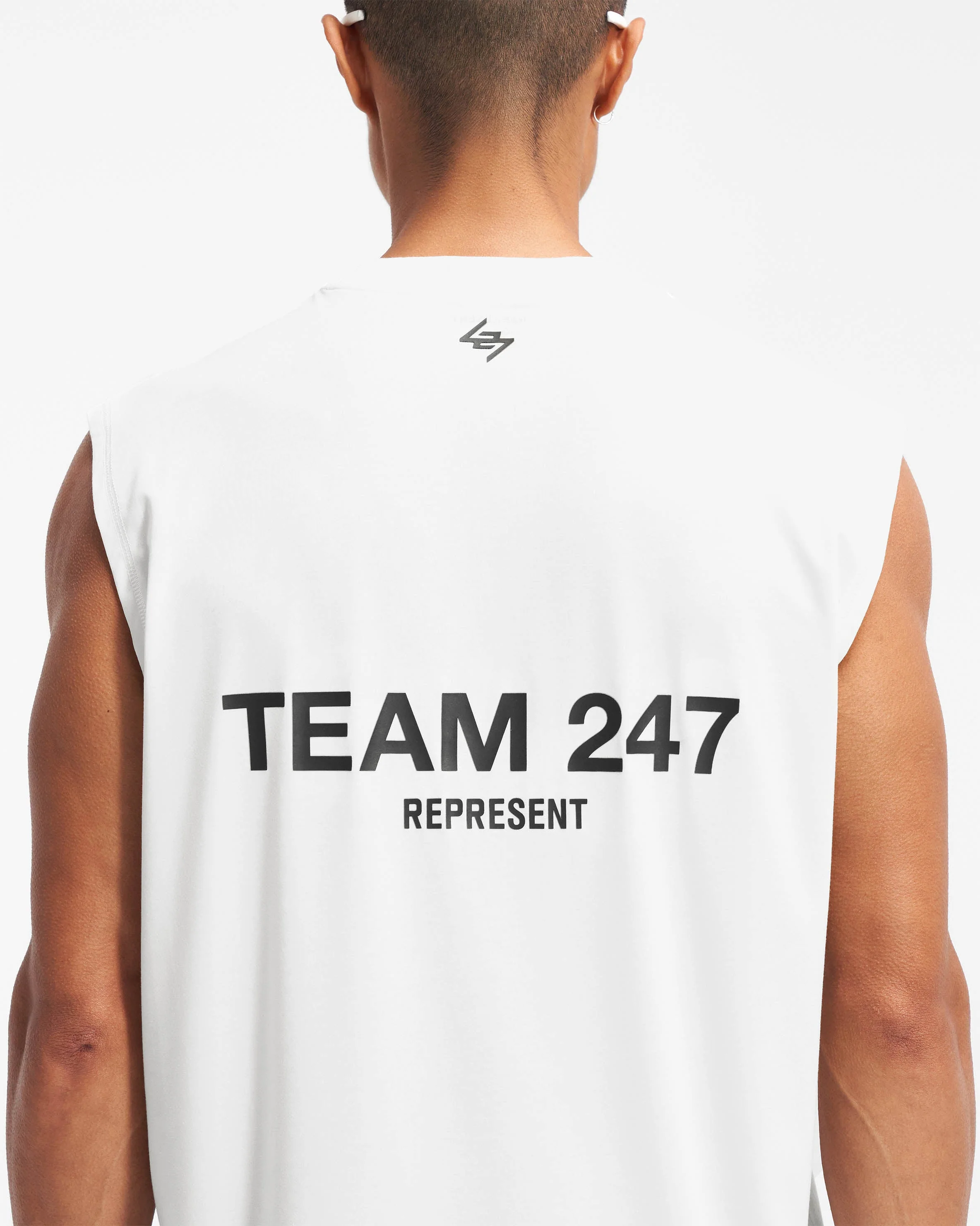 Team 247 Oversized Tank - Flat White - Image 6