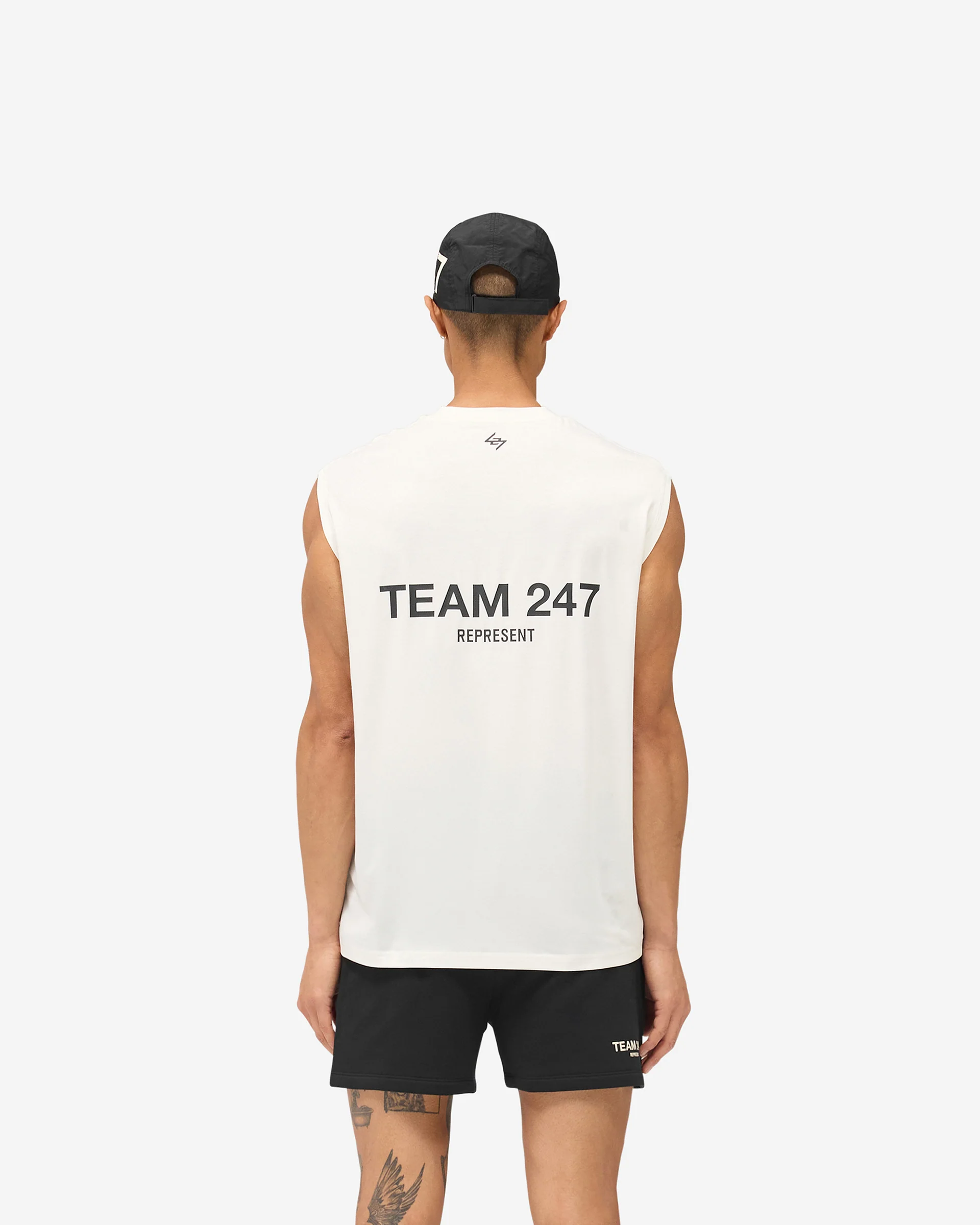 Team 247 Oversized Tank - Flat White - Image 5