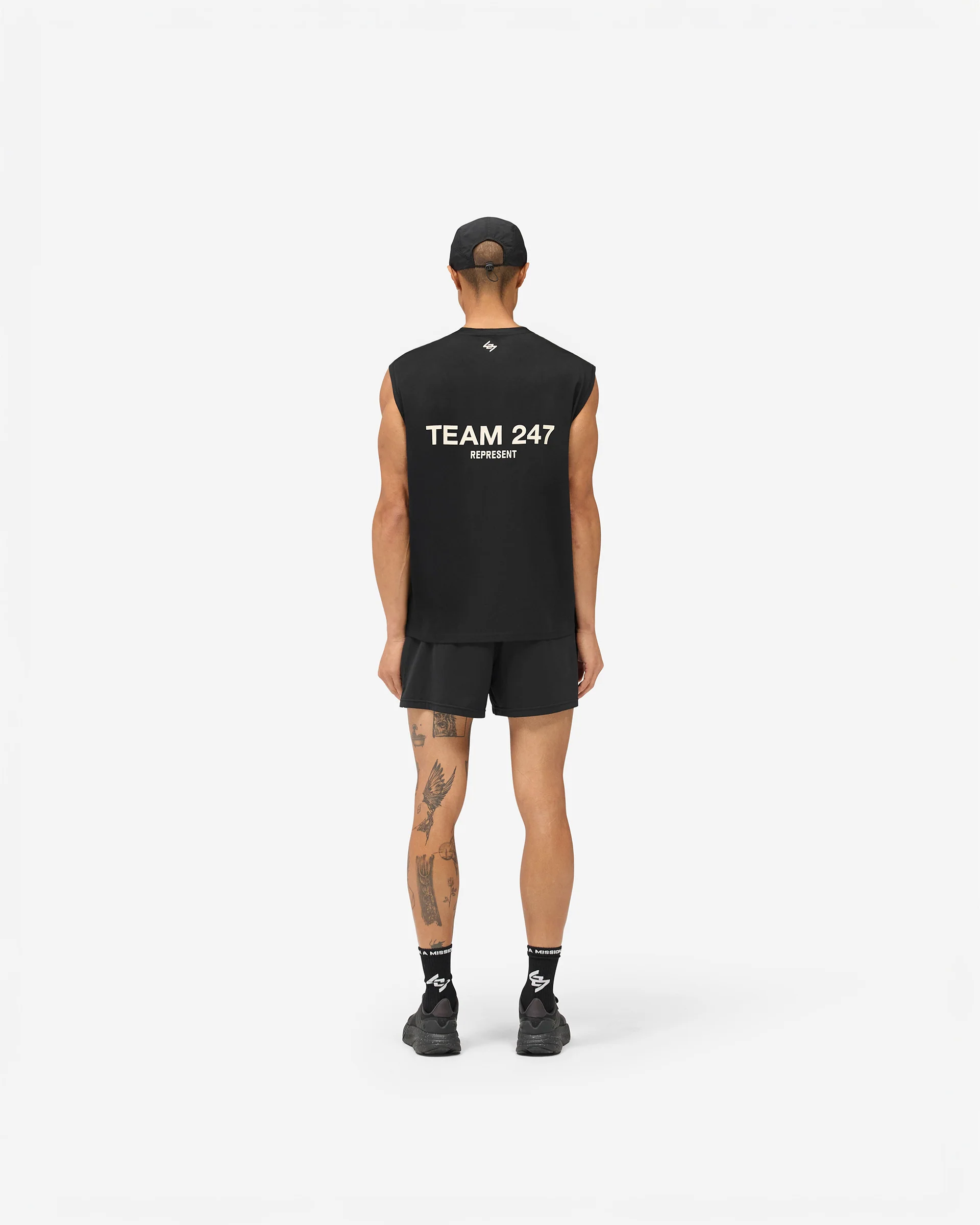Team 247 Oversized Tank - Jet Black - Image 10