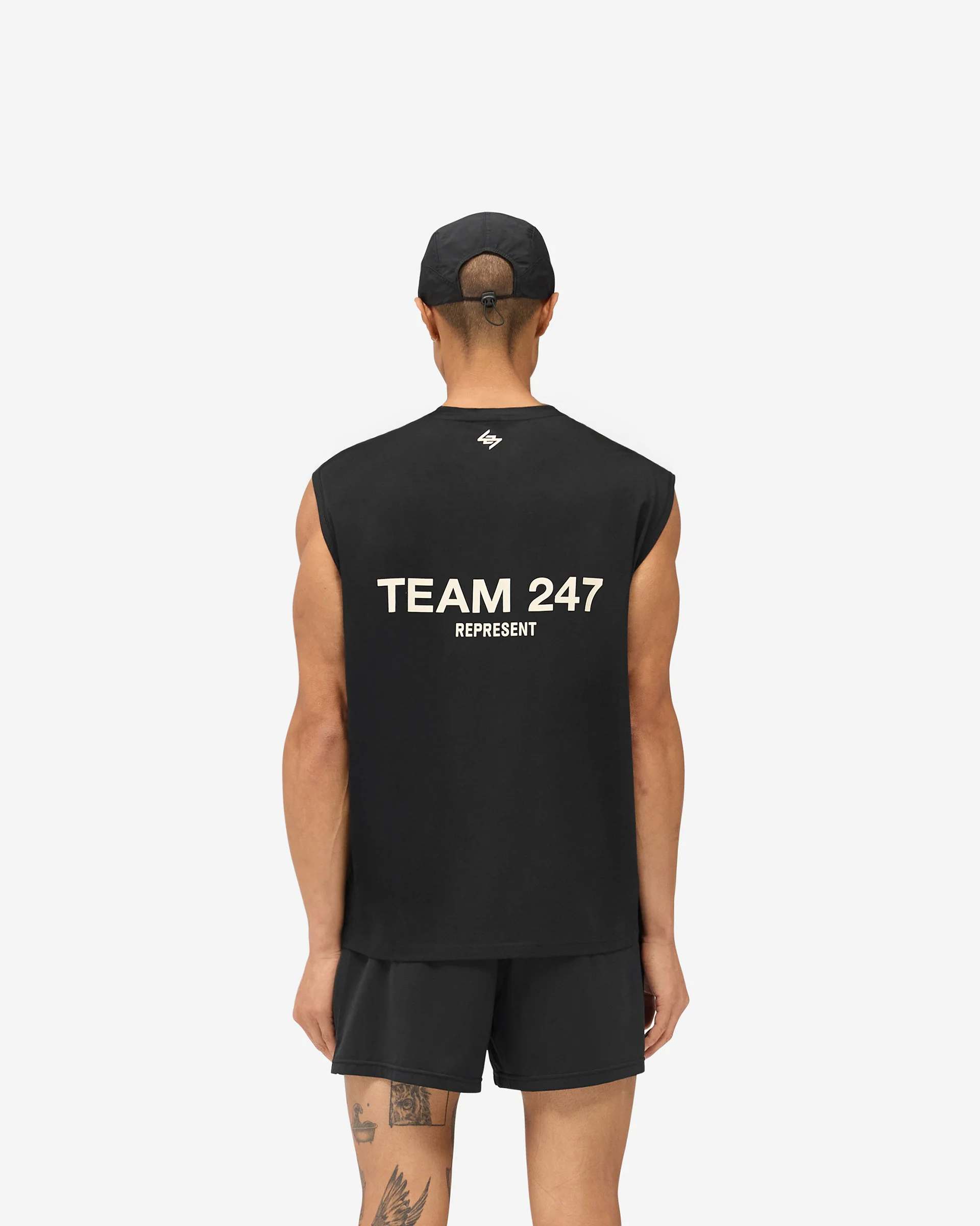 Team 247 Oversized Tank - Jet Black - Image 5