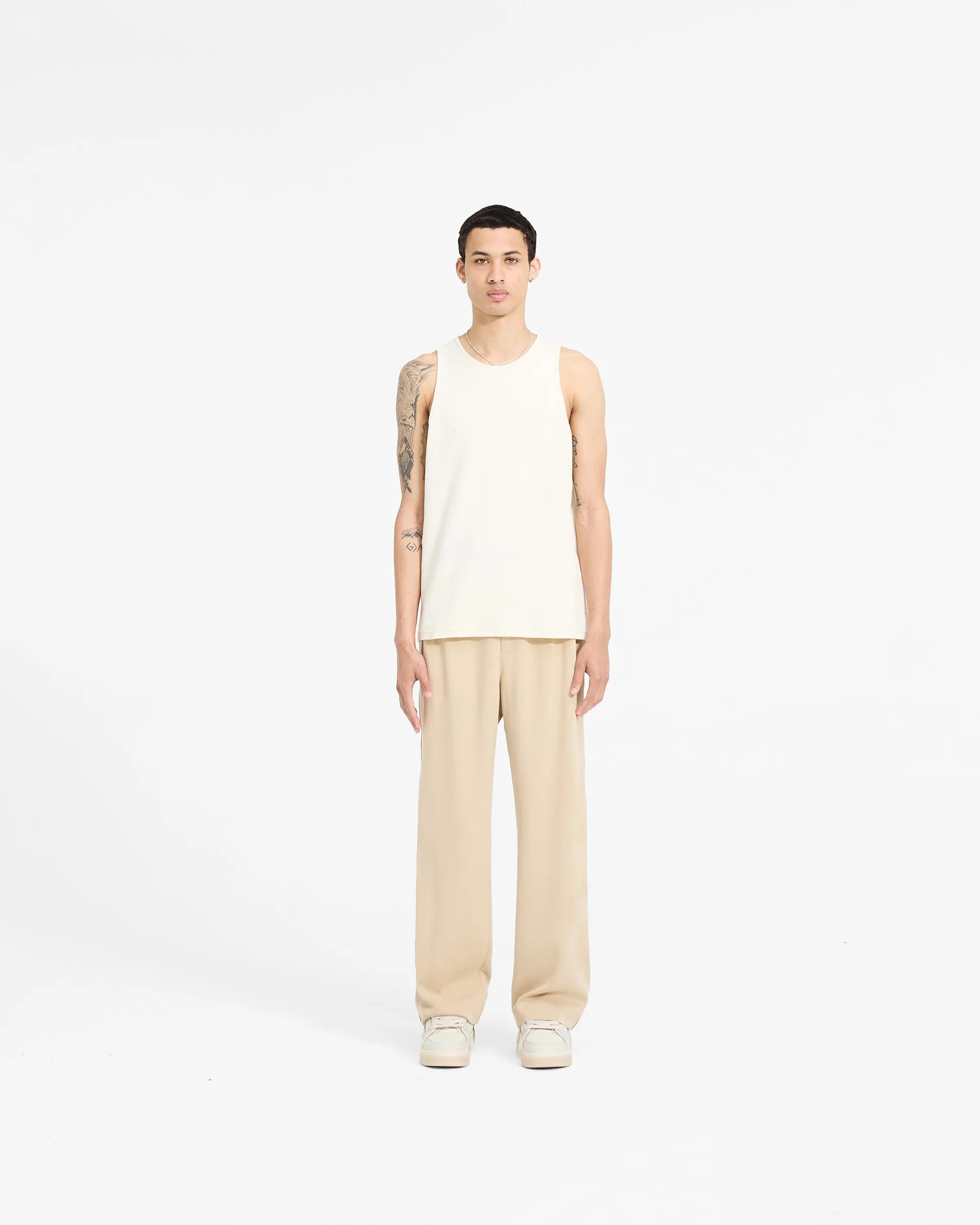 Waffle Vest - Antique White - Image 5